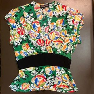 Trashy Diva Green Kimono Anna Blouse